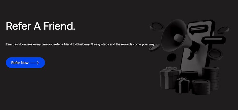 Blueberry Markets Launches Refer-A-Friend Promotion: Earn Cash Bonuses for Successful Referrals